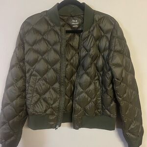 Aritzia TNA Green League coat size L